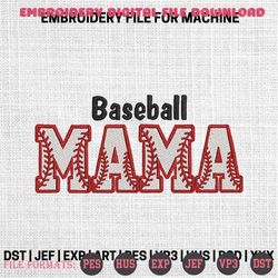 Baseball mama embroidery designs, Baseball embroidery patter, 20