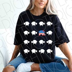 Cute Republican Shirt SVG, GOP Elephant In The Room SVG For