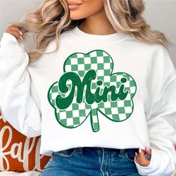 Mini Shamrock SVG PNG, Mama Png, Lucky Png