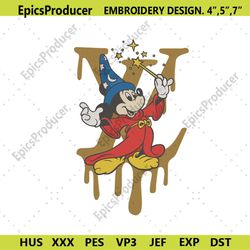 Magical Disney LV Dripping Embroidery Design Download File