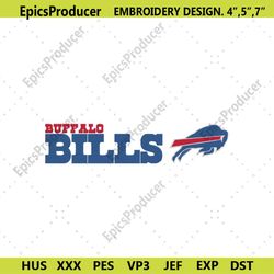 Buffalo Bills logo NFL Embroidery Design, NFL Embroidery Files