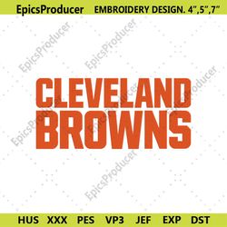 Cleveland Browns Embroidery Download File, Cleveland Browns Machine Embroidery