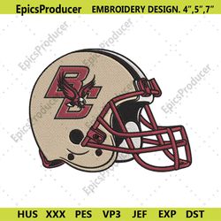 Boston College Eagles Helmet Machine Embroidery Digitizing