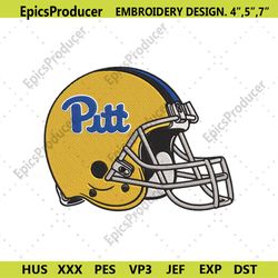 Pittsburgh Panthers Helmet Embroidery Digitizing Instant Download