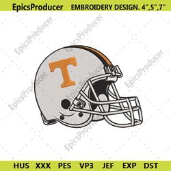 Tennessee Volunteers Helmet Machine Embroidery File