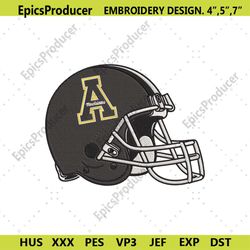 Appalachian State Mountaineers Helmet Machine Embroidery File