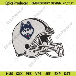 UConn Huskies Helmet Embroidery Digitizing Instant Download
