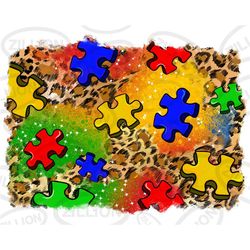 Autism background png sublimation design download, Autism Awareness png