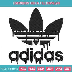 Adidas Logo Embroidery Designs File, Adidas Logo Machine Emb