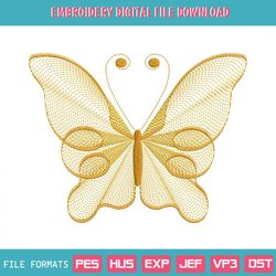 Delicate Butterfly Embroidery Designs File, Butterfly Machine