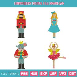 Embroidery designs nutcracker embroidery christmas files, 55