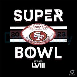 San Francisco 49ers Football SVG Super Bowl LVIII File Design, Sunday Football Digital Download File