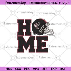 Atlanta Falcons Home Helmet Embroidery Design Download File