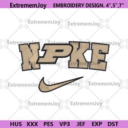 Purdue Boilermakers Nike Logo Embroidery Design Download File
