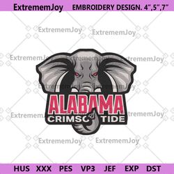 Alabama Crimson Tide Embroidery Download File, Alabama Crimson Tide Machine Embroidery