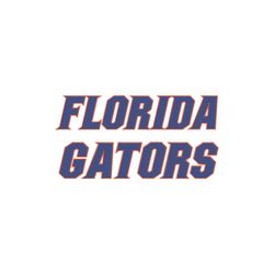 Florida Gators Wordmark Logo Machine Embroidery Design, Florida Gators Text Logo Embroidery Download