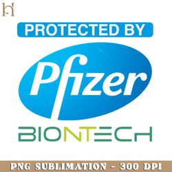 Protected by Pfizer Biontech PNG Download, Xmas PNG