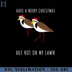 Masked Lapwing Plover Christmas PNG Download, Xmas PNG