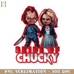 Chucky and Tiffany Bride of Chucky  Funny Movie PNG