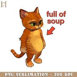 Full of Soup,Puss in boots, Puss in boots 2 PNG Download