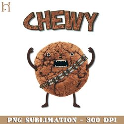 Chewy Chocolate Cookie Wookiee Funny Movie PNG