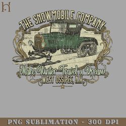 The Snowmobile Company 1922 PNG Download