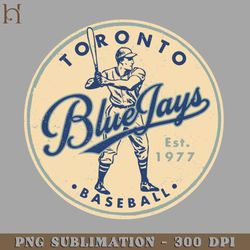Vintage Toronto Blue Jays 3 by  Buck Tee Originals PNG Download