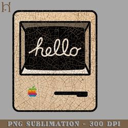 Vintage Computer Hello Mac 1984 PNG Download