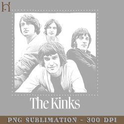 The Kinks Retro Style Fan Design Digital Download PNG Download