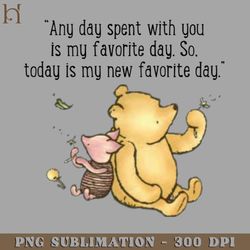 Winnie the ooh Quote PNG Download