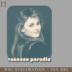 Vanessa aradis Retro Style 80s Francophile Design Digital Download PNG Download