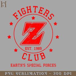 Z Fighters Club Warrior Anime Manga Fight Club arody PNG Download
