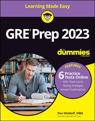 GRE Prep 2023 For Dummies