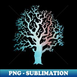 Tree Figure with Abstract Texture antipodal 05 - Special Edition Sublimation PNG File - Perfect for Creative Projects