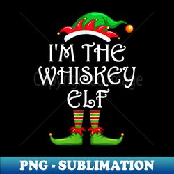 I'm The Whiskey Elf Matching Family Group Christmas - Special Edition Sublimation PNG File - Revolutionize Your Designs