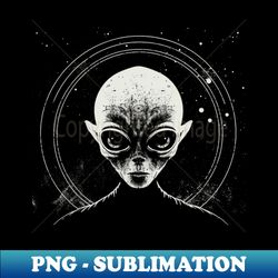Vintage Japanese Alien UFO  Cool Japanese Sci-Fi Horror 2 - Creative Sublimation PNG Download - Stunning Sublimation Graphics