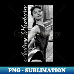 Icon Of Style Audrey Hepburn Fashion Icon T-Shirt - Elegant Sublimation PNG Download - Revolutionize Your Designs