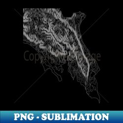 Coolpremium topographical line art - St. Mary's Peninsula - Vintage Sublimation PNG Download - Perfect for Sublimation Art