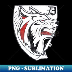 White Wolf Shield design - Creative Sublimation PNG Download - Spice Up Your Sublimation Projects