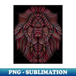 LION ART - Aesthetic Sublimation Digital File - Perfect for Creative Projects