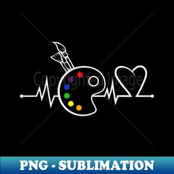Funny Paint Palette Brush Artist Painter - Retro PNG Sublimation Digital Download - Unleash Your Inner Rebellion
