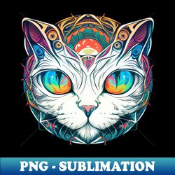 Trippy Meow Meow - Aesthetic Sublimation Digital File - Perfect for Sublimation Art