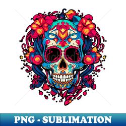 Mexican skull day of the dead - High-Quality PNG Sublimation Download - Spice Up Your Sublimation Projects