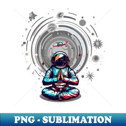 Astronaut Meditation - Instant Sublimation Digital Download - Capture Imagination with Every Detail