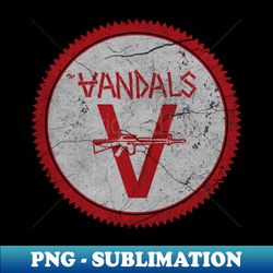 The Vandals - Vintage Distressed - Sublimation-Ready PNG File - Unleash Your Inner Rebellion