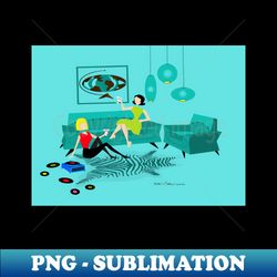 Retro GIrls Night In - Signature Sublimation PNG File - Capture Imagination with Every Detail