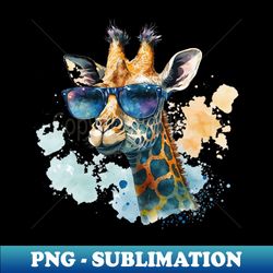 giraffe glasses - Decorative Sublimation PNG File - Perfect for Personalization