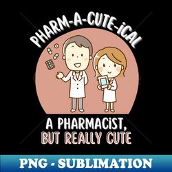 Cute Pharmacist Pharm-a-cute-ical - Aesthetic Sublimation Digital File - Instantly Transform Your Sublimation Projects