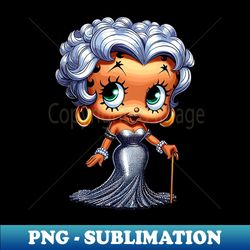 Betty Boop Glamour - Signature Sublimation PNG File - Perfect for Personalization