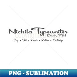 Nickila Typewriter - Decorative Sublimation PNG File - Capture Imagination with Every Detail